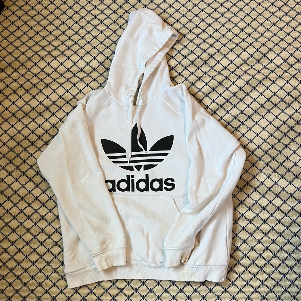 White adidas sweatshirt